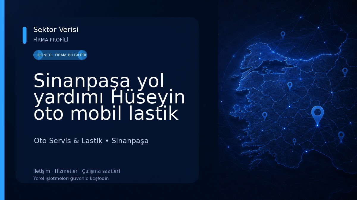 Sinanpaşa yol yardımı Hüseyin oto mobil lastik afyon Oto Servis & Lastik
