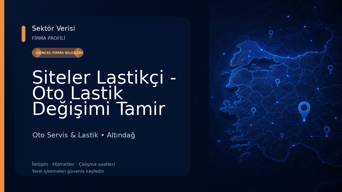 Siteler Lastikçi - Oto Lastik Değişimi Tamir Onarım Oto Servis & Lastik