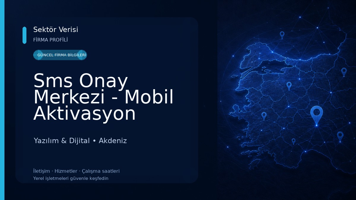 Sms Onay Merkezi - Mobil Aktivasyon 