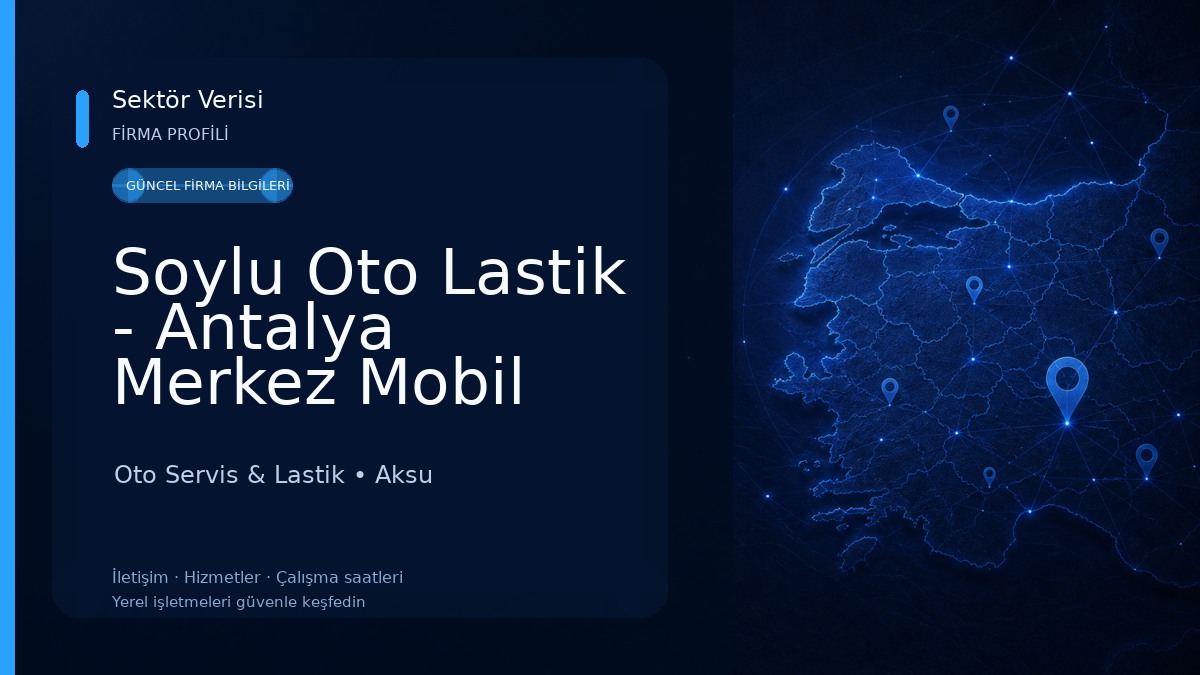 Soylu Oto Lastik - Antalya Merkez Mobil Tamir Servis Hizmetleri Oto Servis & Lastik