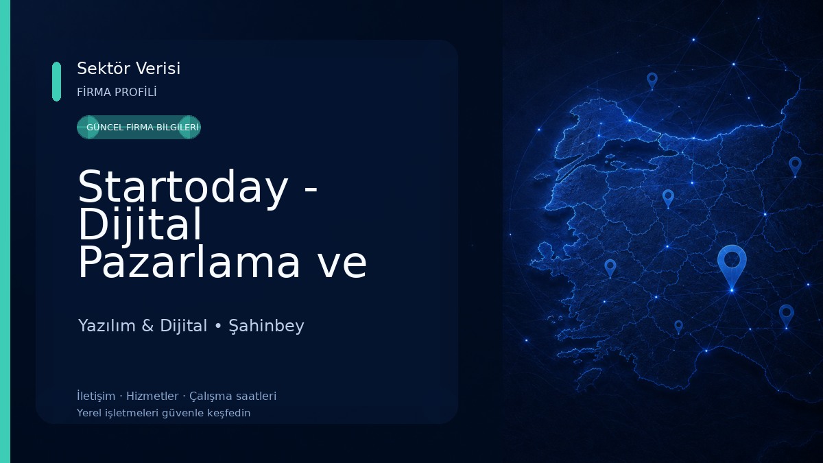 Startoday - Dijital Pazarlama ve Yazılım Ajansı Yazılım & Dijital