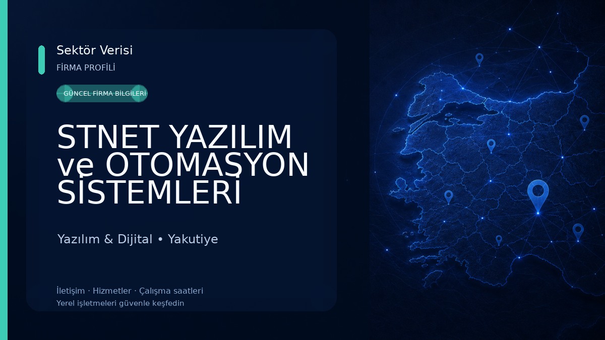 STNET YAZILIM ve OTOMASYON SİSTEMLERİ 