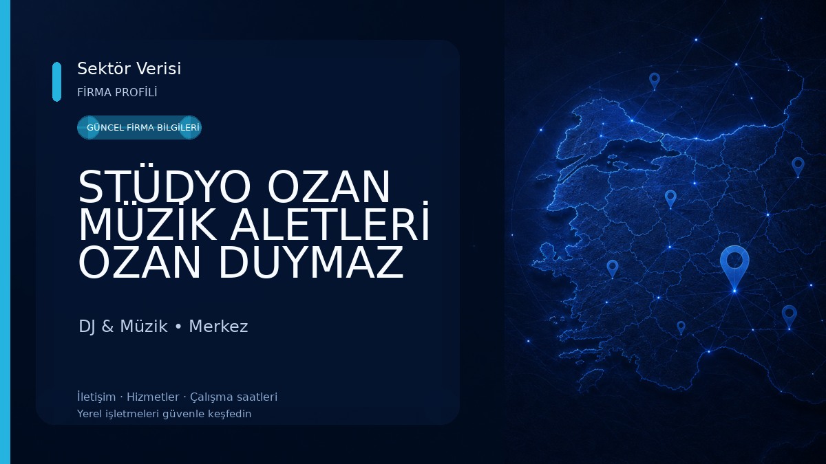 STÜDYO OZAN MÜZİK ALETLERİ OZAN DUYMAZ ADIYAMAN MÜZİK 