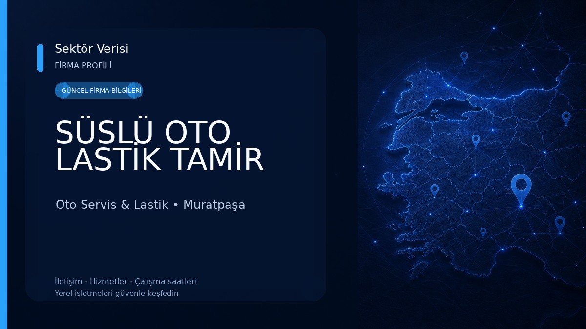 SÜSLÜ OTO LASTİK TAMİR Oto Servis & Lastik