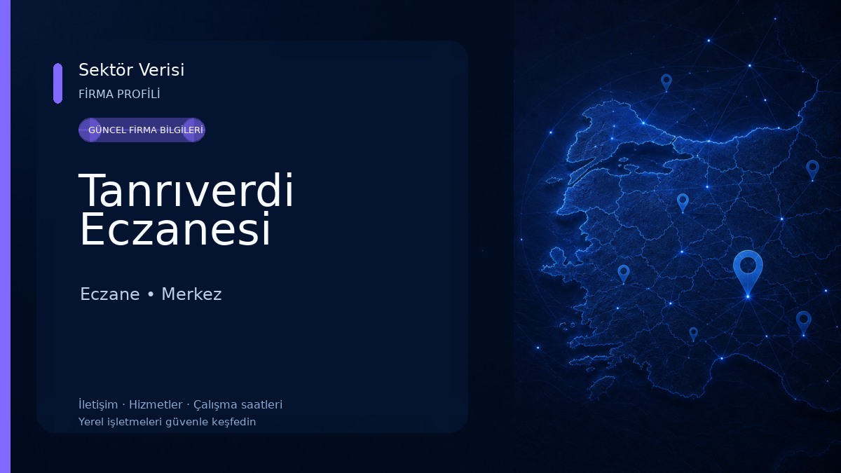Tanrıverdi Eczanesi Eczane