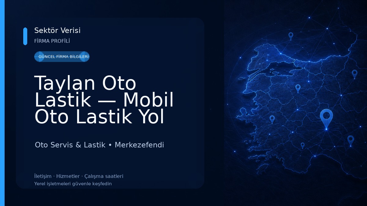 Taylan Oto Lastik — Mobil Oto Lastik Yol yardım Oto Servis & Lastik