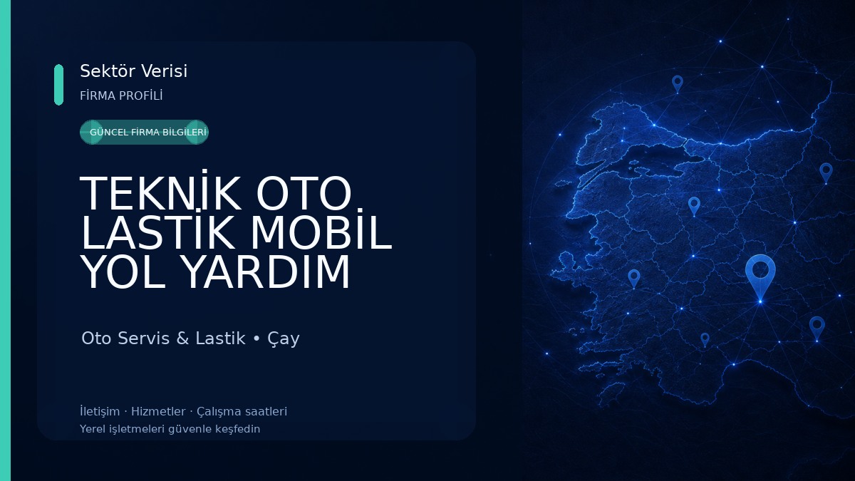 TEKNİK OTO LASTİK MOBİL YOL YARDIM SERVİSİ Oto Servis & Lastik