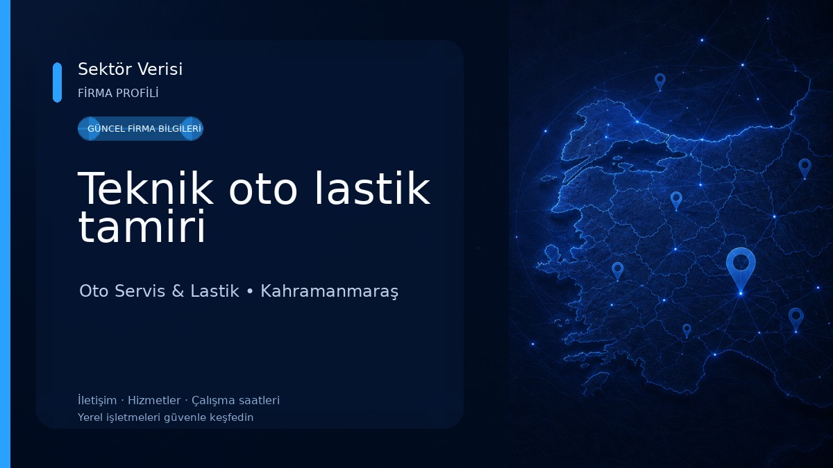 Teknik oto lastik tamiri Oto Servis & Lastik