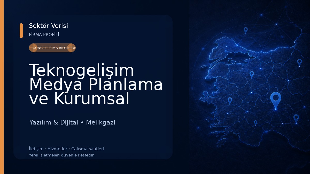 Teknogelişim Medya Planlama ve Kurumsal Reklam Ajansı Yazılım & Dijital