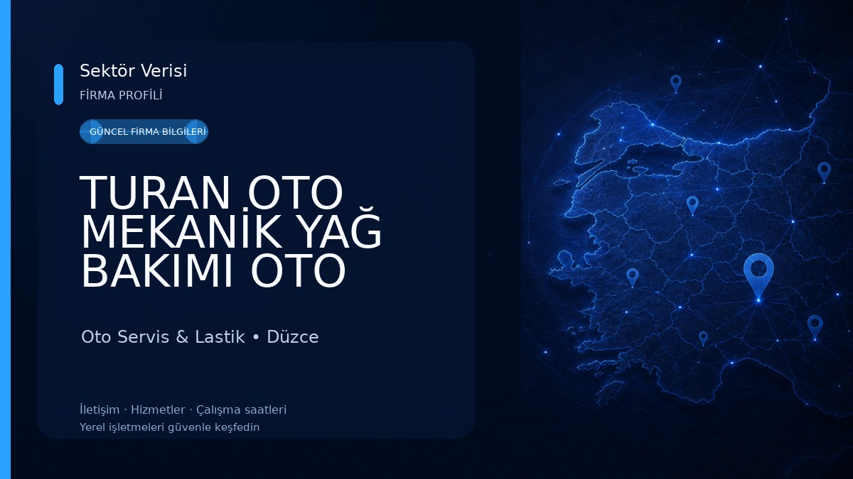 TURAN OTO MEKANİK YAĞ BAKIMI OTO LASTİK 