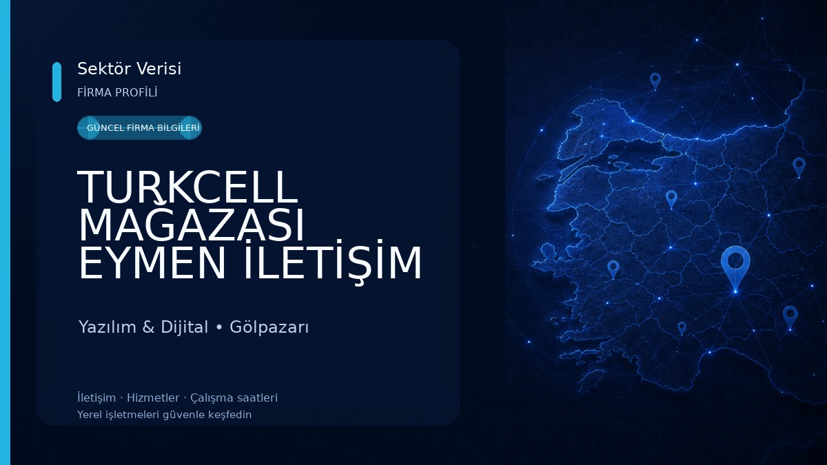 TURKCELL MAĞAZASI EYMEN İLETİŞİM Yazılım & Dijital