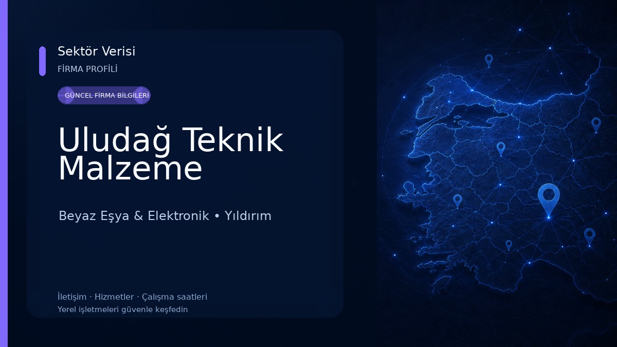 Uludağ Teknik Malzeme Beyaz Eşya & Elektronik