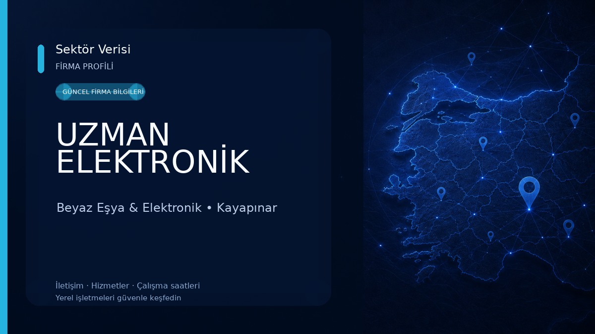 UZMAN ELEKTRONİK Beyaz Eşya & Elektronik