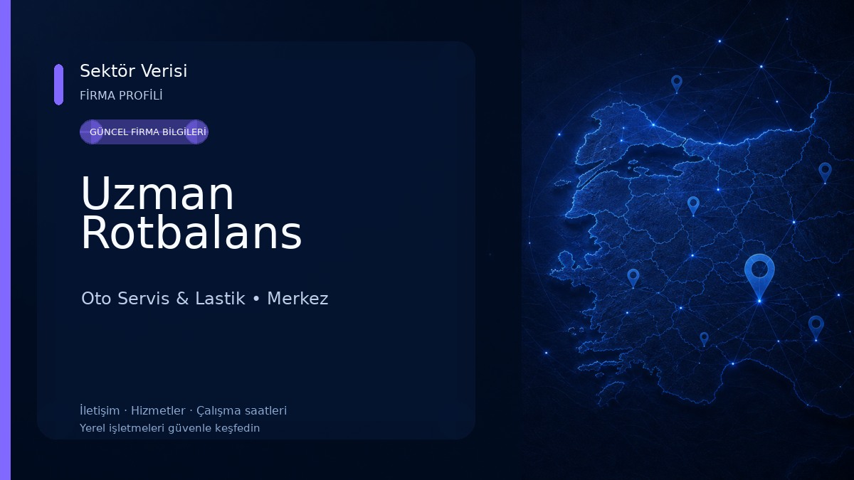 Uzman Rotbalans Oto Servis & Lastik