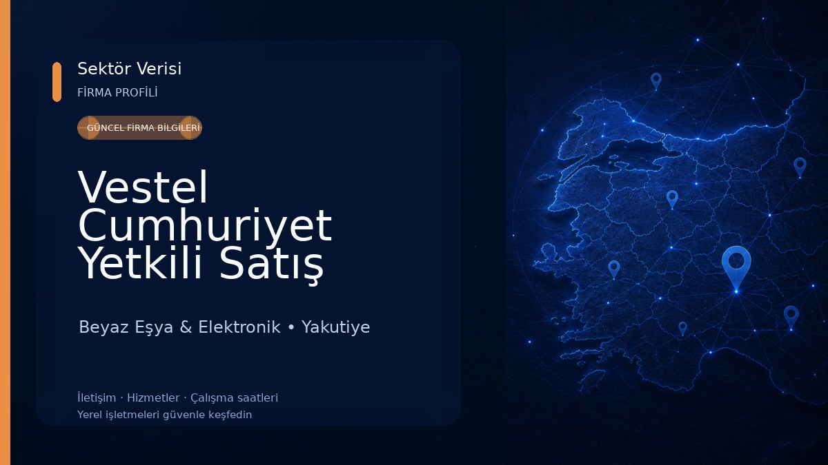Vestel Cumhuriyet Yetkili Satış Mağazası - Destek DTM Beyaz Eşya & Elektronik