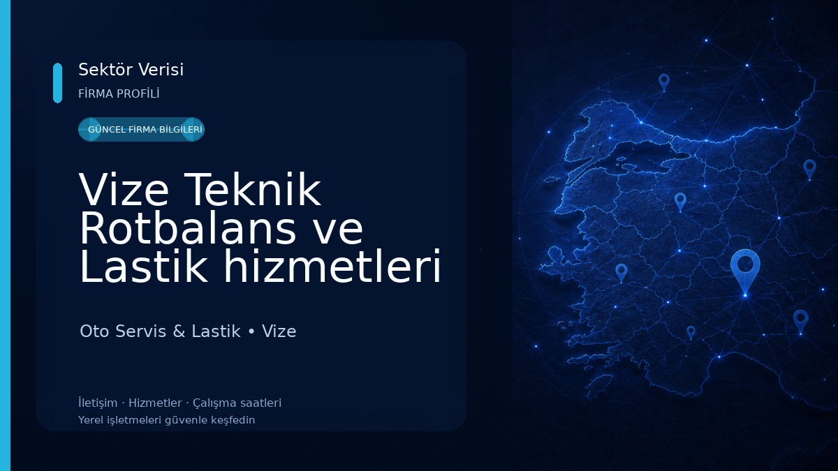 Vize Teknik Rotbalans ve Lastik hizmetleri Oto Servis & Lastik