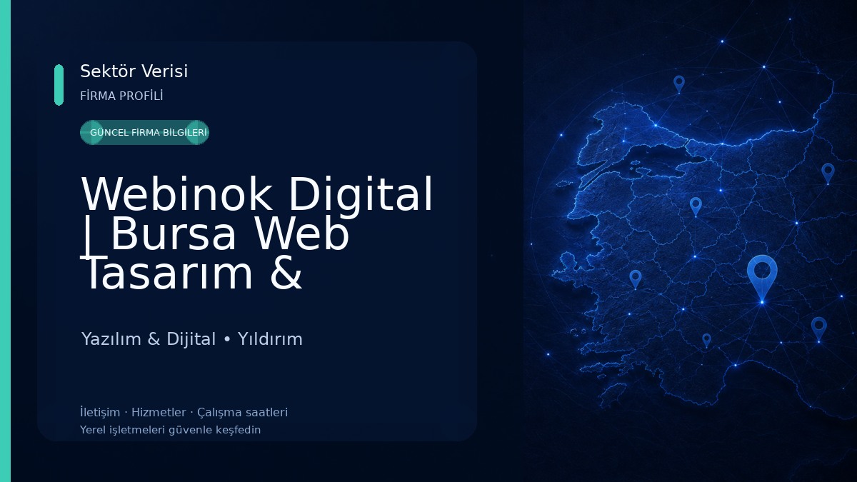 Webinok Digital | Bursa Web Tasarım & E-Ticaret Ajansı Yazılım & Dijital