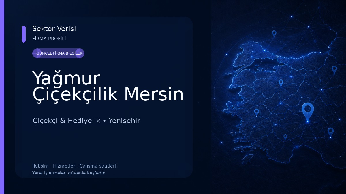 Yağmur Çiçekçilik Mersin