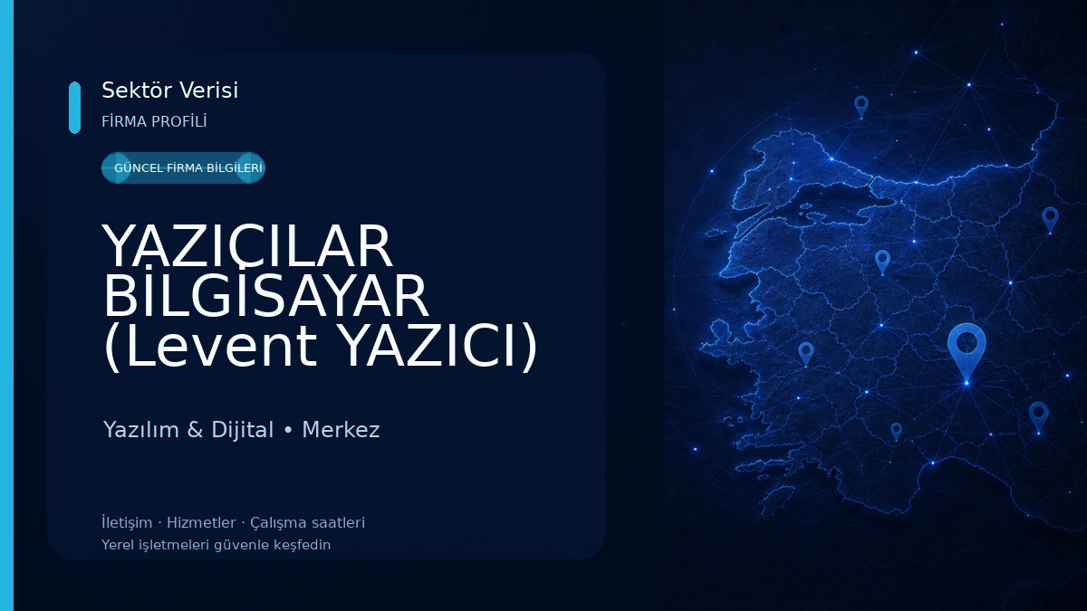 YAZICILAR BİLGİSAYAR (Levent YAZICI) 