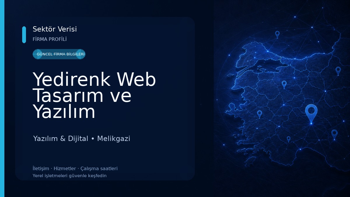 Yedirenk Web Tasarım ve Yazılım Yazılım & Dijital
