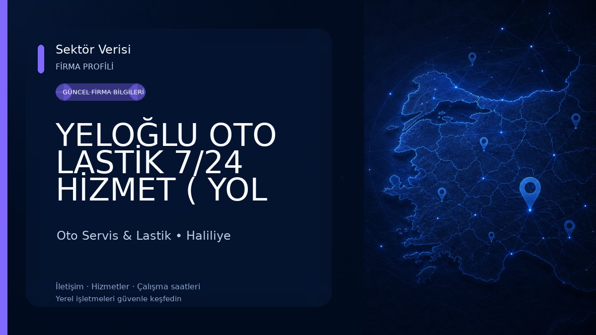 YELOĞLU OTO LASTİK 7/24 HİZMET ( YOL YARDIM ) Oto Servis & Lastik