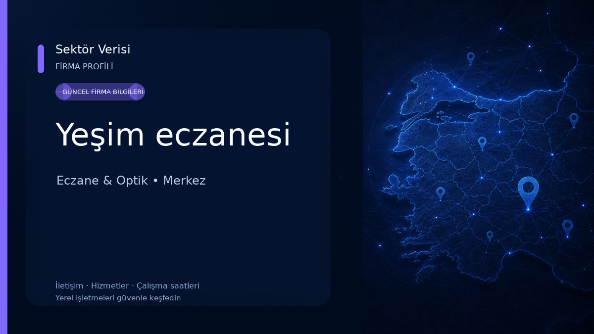 Yeşim eczanesi Eczane & Optik