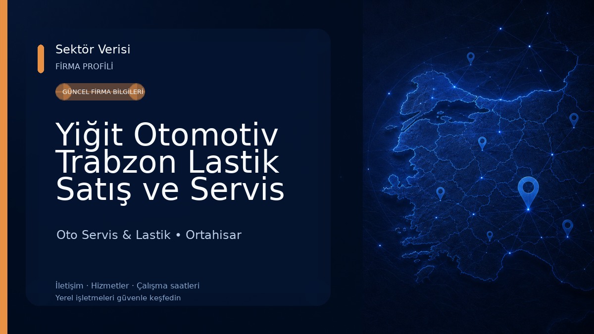 Yiğit Otomotiv Trabzon Lastik Satış ve Servis Oto Servis & Lastik