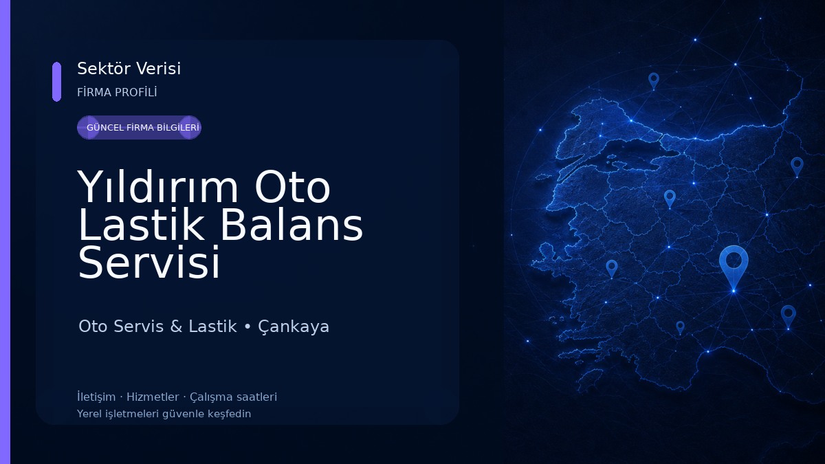 Yıldırım Oto Lastik Balans Servisi Oto Servis & Lastik