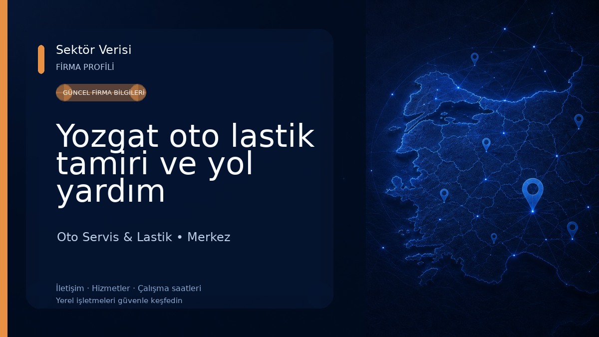 Yozgat oto lastik tamiri ve yol yardım Oto Servis & Lastik