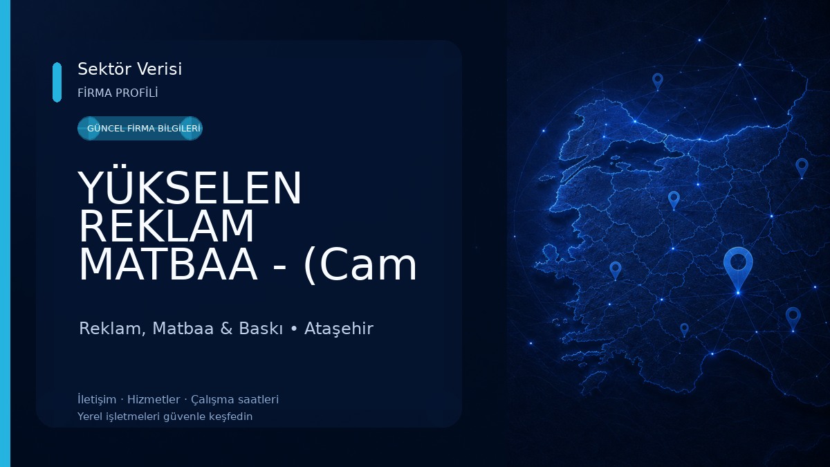 YÜKSELEN REKLAM MATBAA - (Cam Giydirme - Acil, Acele Kaşe Yaptırma) Reklam, Matbaa & Baskı