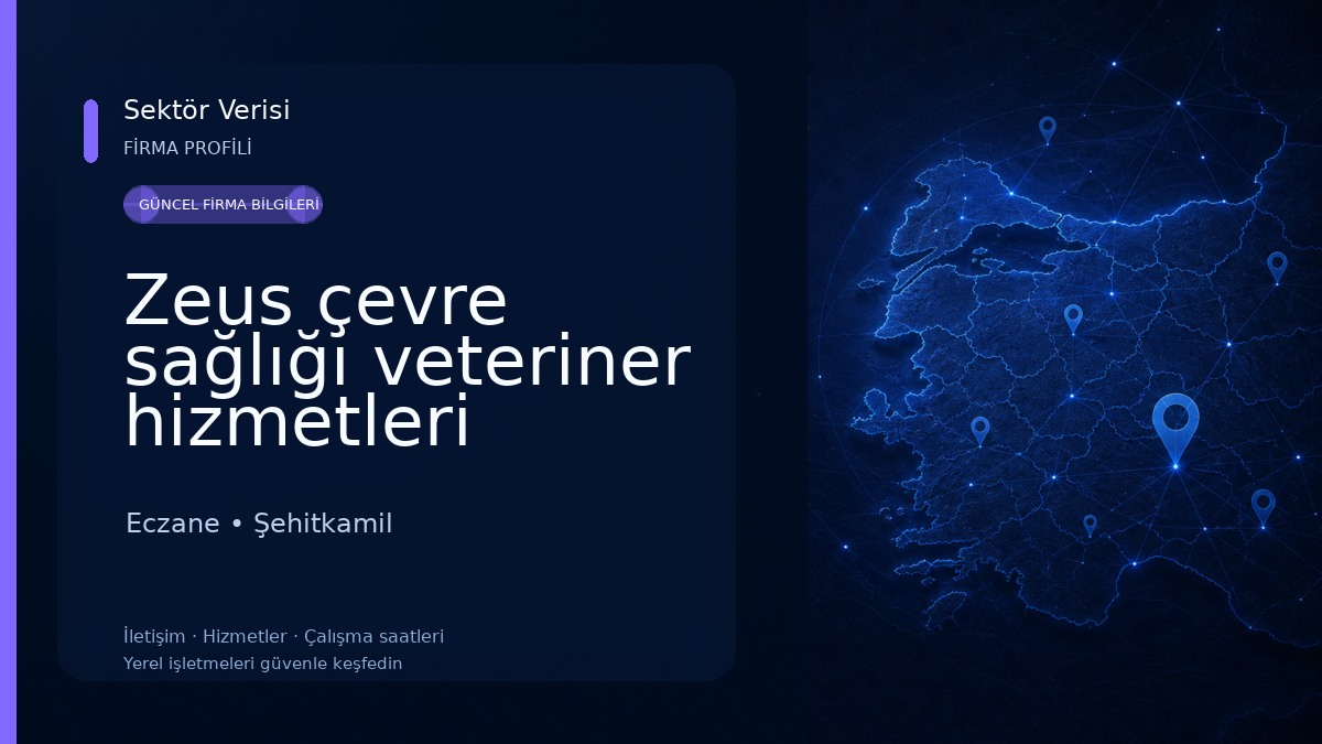 Zeus çevre sağlığı veteriner hizmetleri Eczane